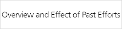Overview and Effect of Past Efforts